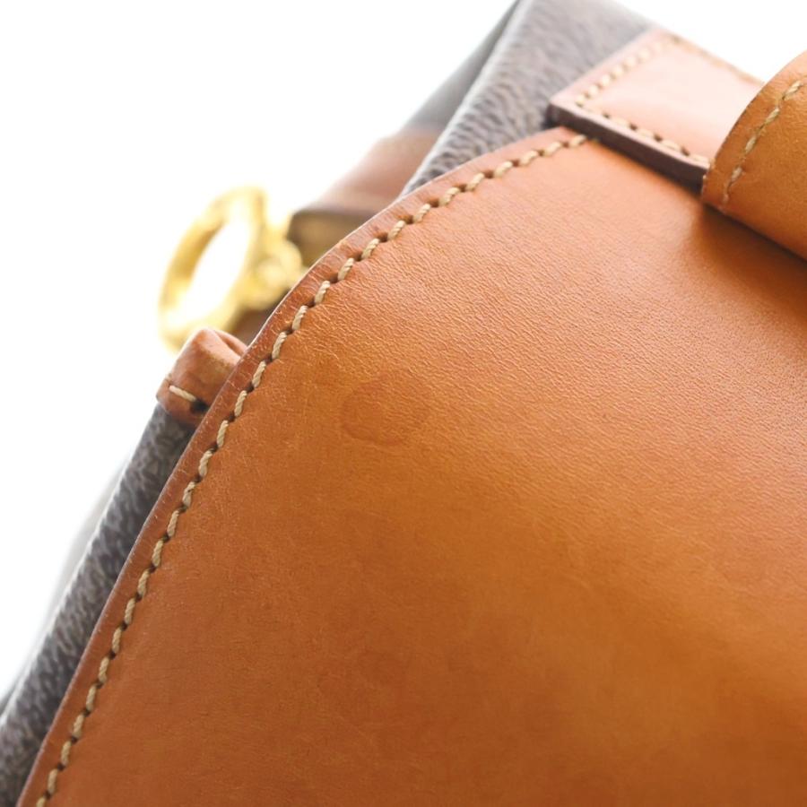 CELINE（セリーヌ） マカダム リュックサック バックパック ブラウン