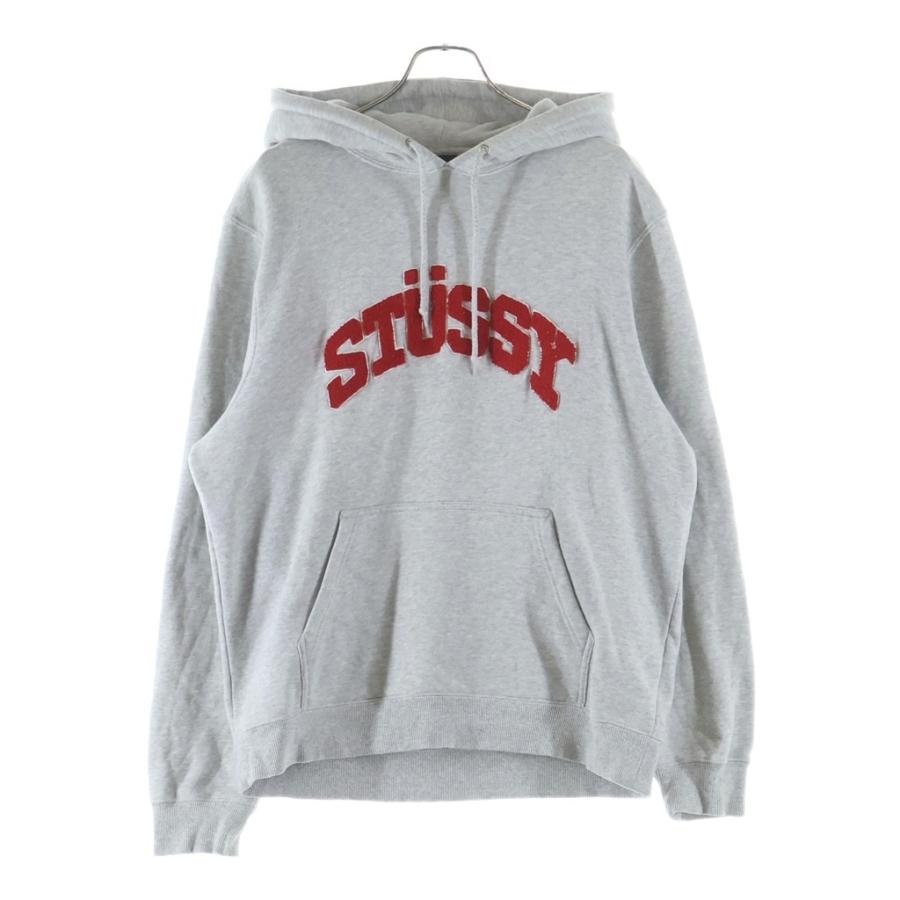 STUSSY（ステューシー） パイルアーチロゴ プルオーバーパーカー 
