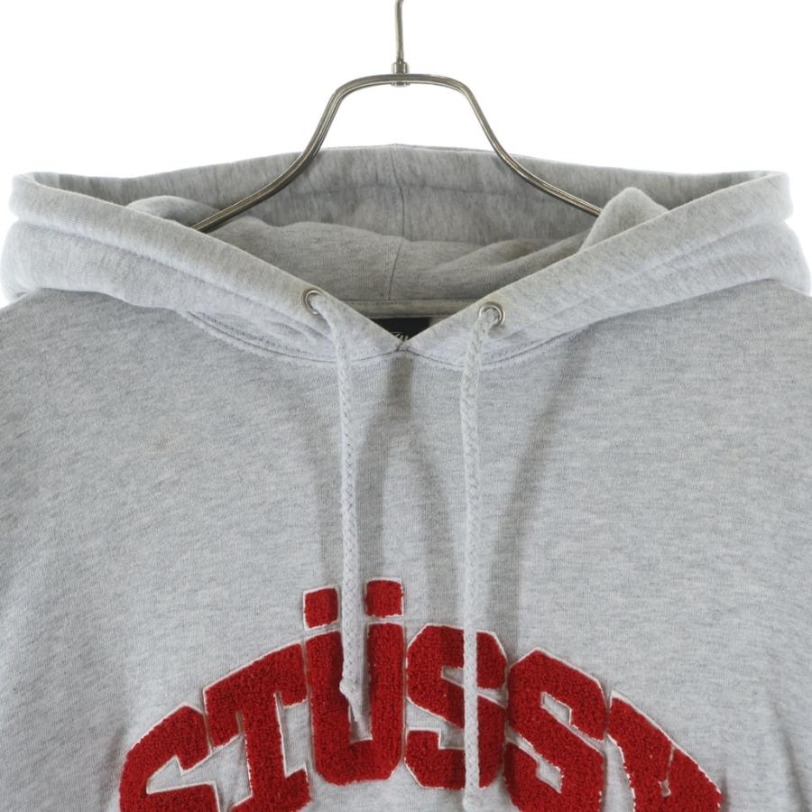 STUSSY（ステューシー） パイルアーチロゴ プルオーバーパーカー 
