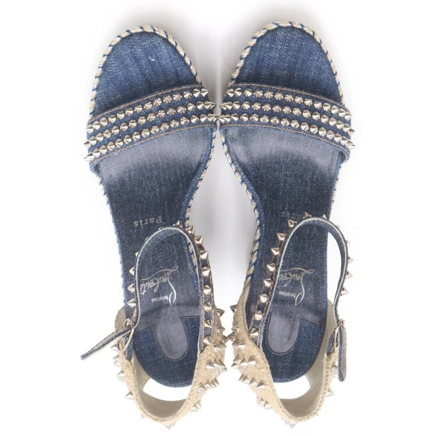 Christian Louboutin マドモニカ ウェッジソール （37） Louboutin クリスチャンルブタン サンダル マドモニカ 37 Christian