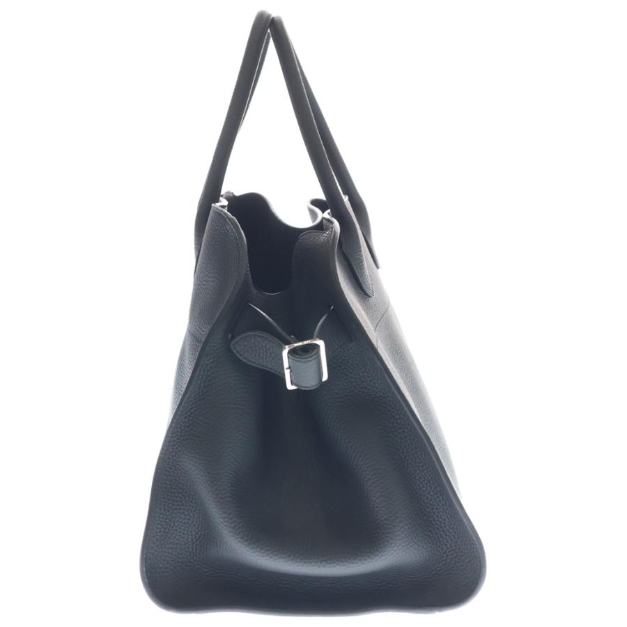 THE ROW（ザ ロウ） マルゴー15 レザー ハンドバッグ シルバー金具