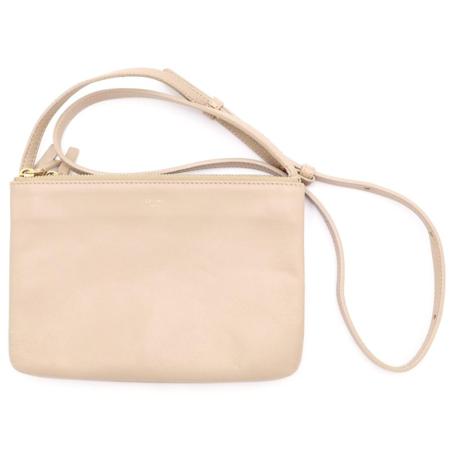 CELINE（セリーヌ） トリオ スモール レザー ショルダーバッグ ポーチ 