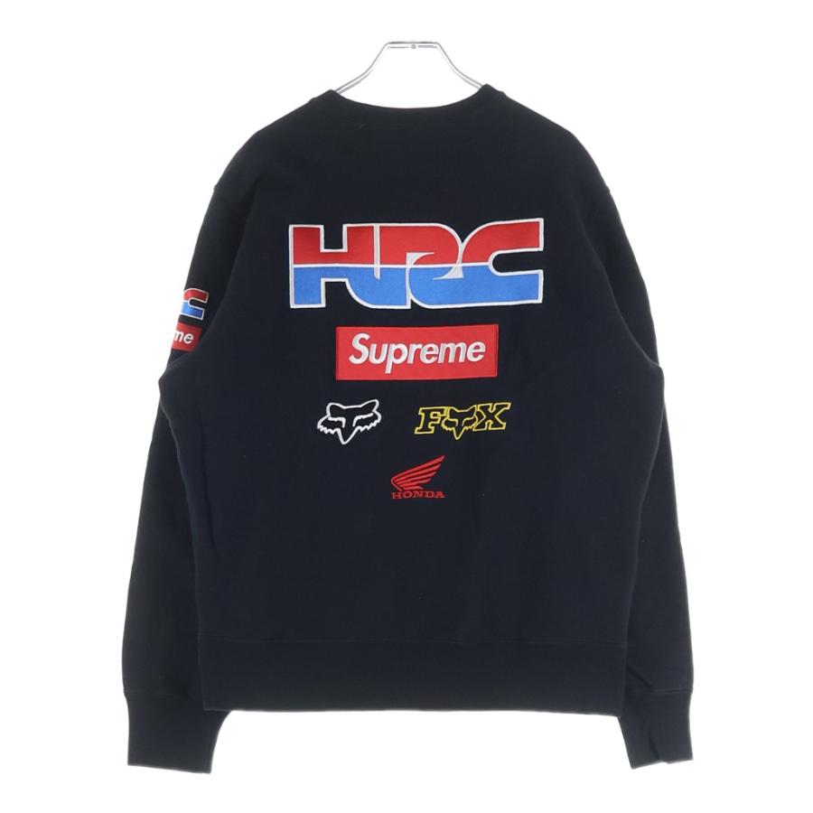 Supreme（シュプリーム） 19AW Honda Fox Racing Crewneck Black
