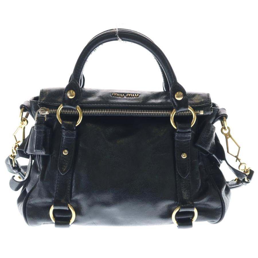 miu miu ヴィッテロリュクス　ミュウミュウ miumiu ミュウミュウ ヴィッテロリュクス 2WAYバッグ ハンドバッグ
