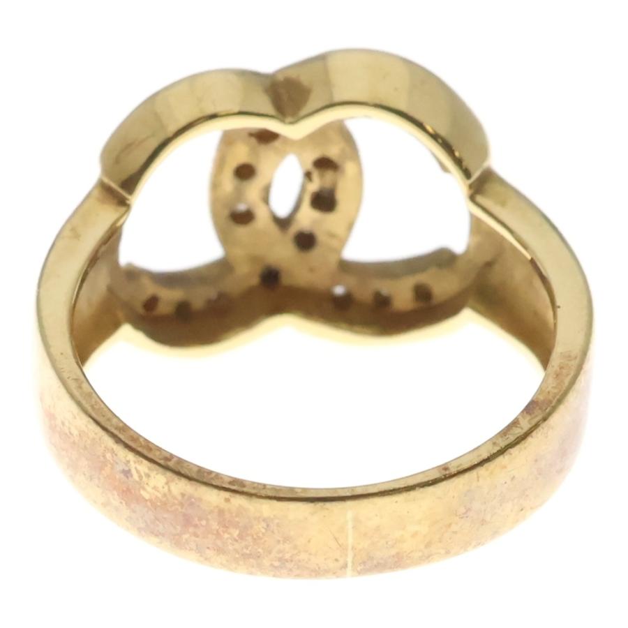 CHANEL（シャネル） ココマーク ダイヤ Au750 K18YG リング D0.15ct