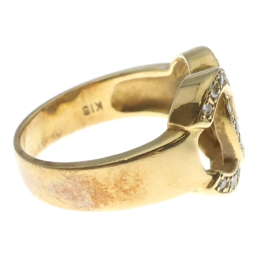 CHANEL（シャネル） ココマーク ダイヤ Au750 K18YG リング D0.15ct