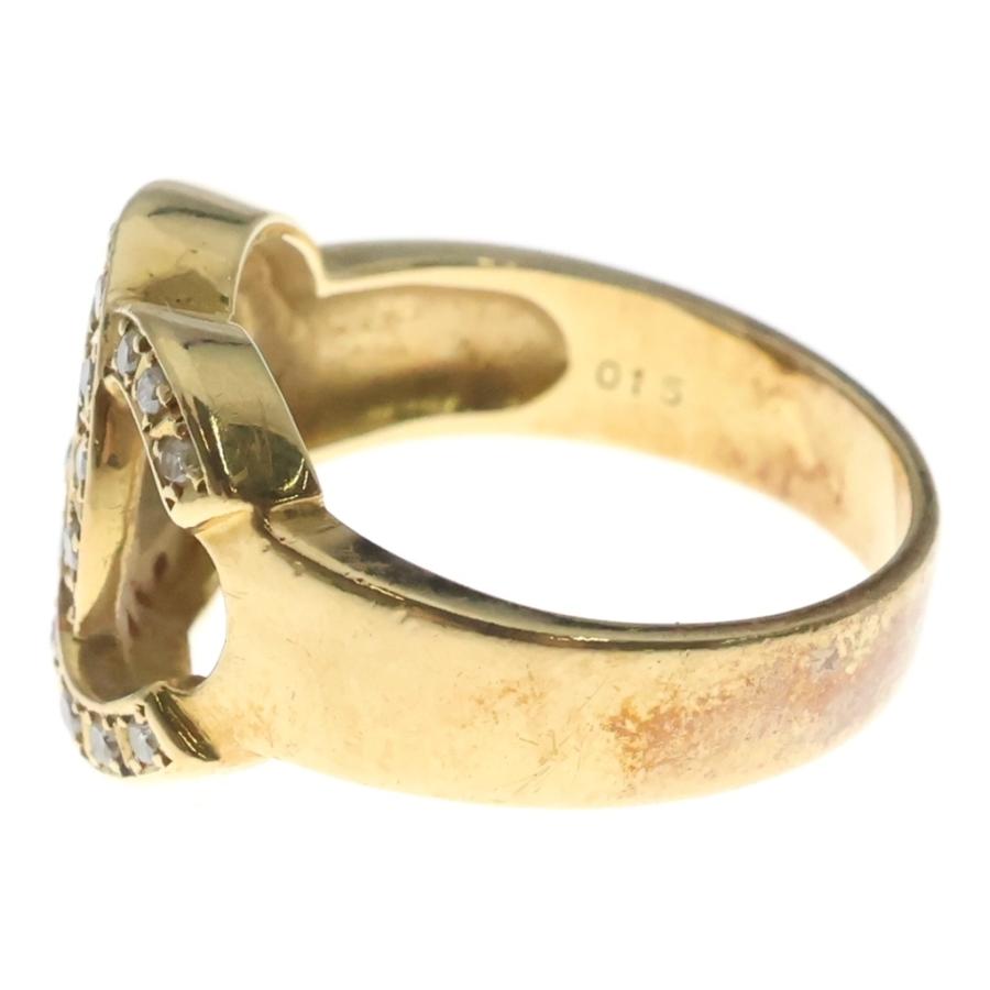 CHANEL（シャネル） ココマーク ダイヤ Au750 K18YG リング D0.15ct