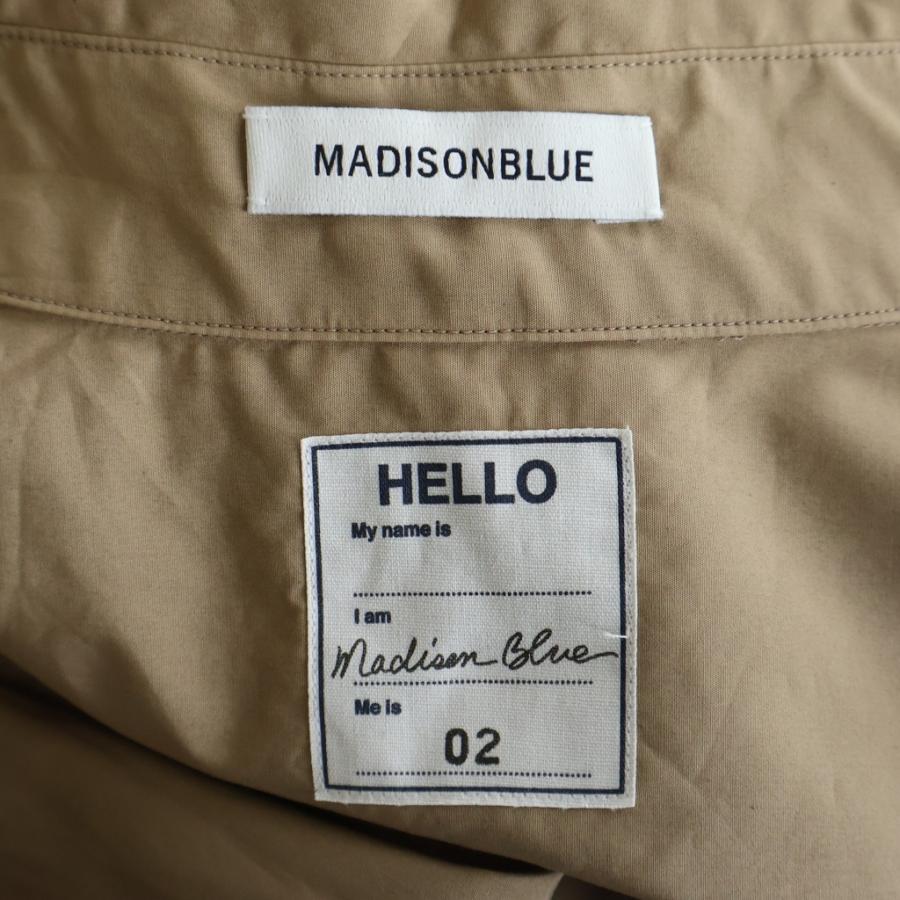 MADISONBLUE マディソンブルー コットン半袖シャツ ボタンダウン