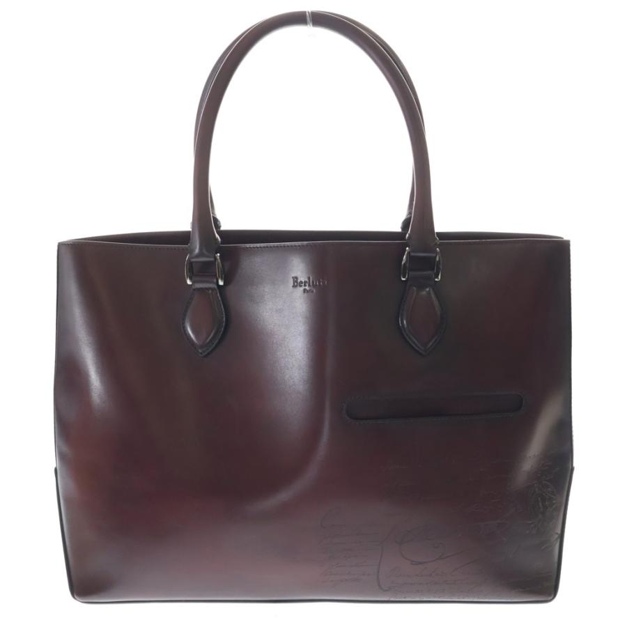 Berluti ベルルッティ カリグラフィ トートバッグ Berluti（ベルルッティ） カリグラフィ トゥジュール ハンドバッグ