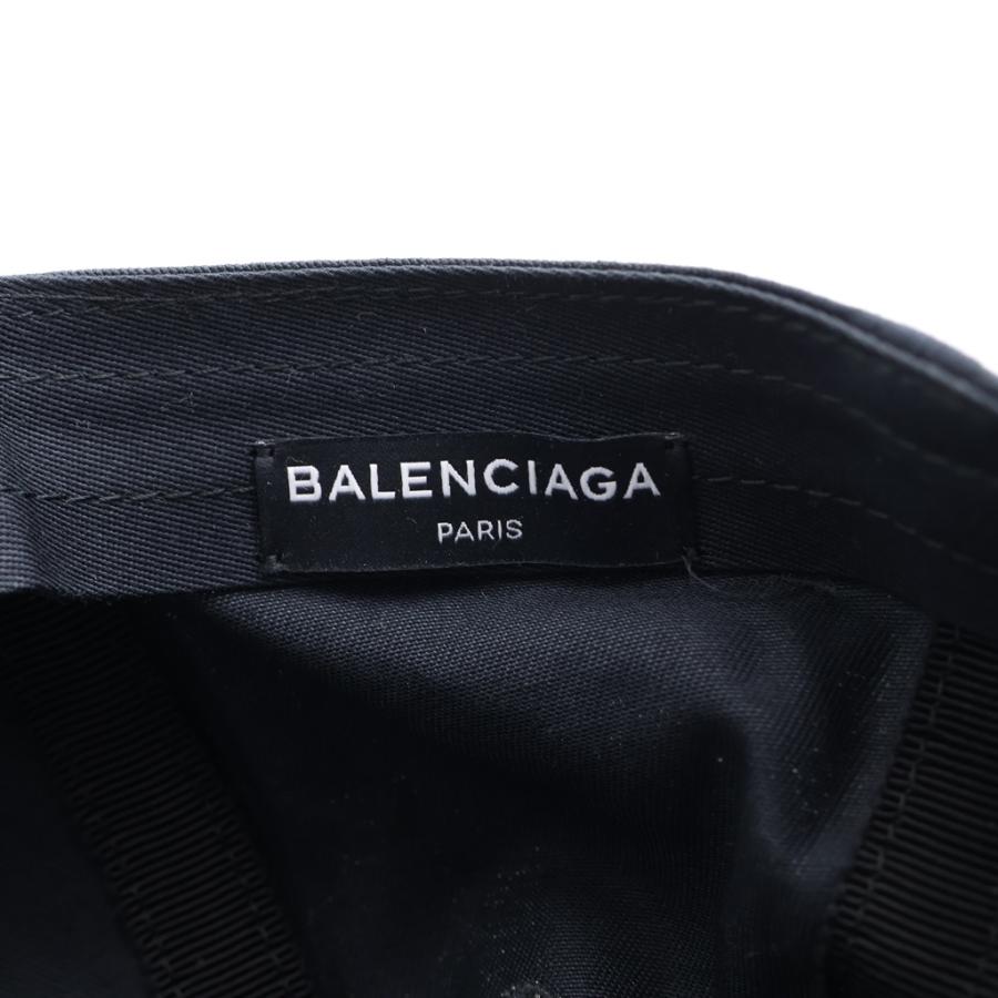 BALENCIAGA（バレンシアガ） ロゴ刺繍ベースボールキャップ ブラック