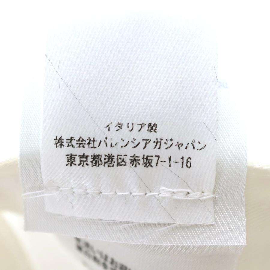 BALENCIAGA（バレンシアガ） ロゴ 刺繍ベースボールキャップ ホワイト