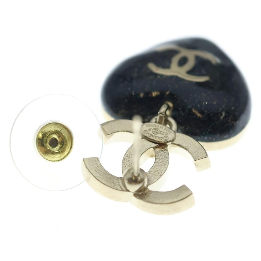 CHANEL（シャネル） C23P ココマーク ハート ラインストーン ピアス