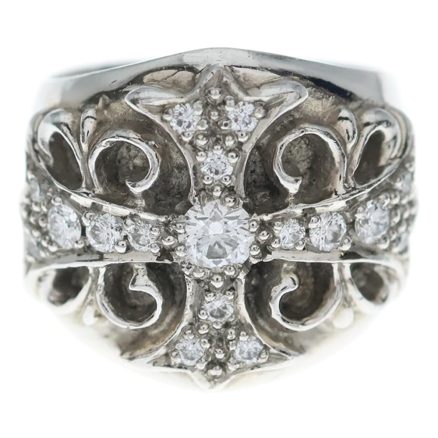 CHROME HEARTS（クロムハーツ） K18WG KEEPER P/DIA キーパーリング