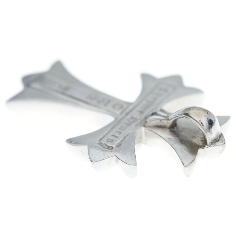 CHROME HEARTS（クロムハーツ） 18KWG CH CRS SML P/DIA スモールCH