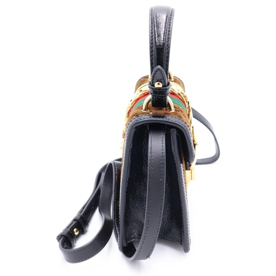 GUCCI（グッチ） シルヴィ シェリーライン ベルベット ベロア レザー