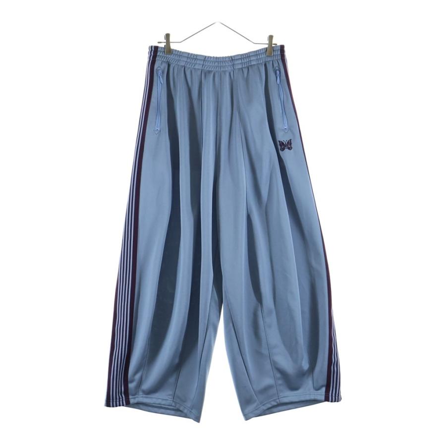 Needles Track Pants ブルー パピヨン刺繍 Needles（ニードルス） 25SS H.D. TRACK PANTS パピヨン刺繍 ジップ
