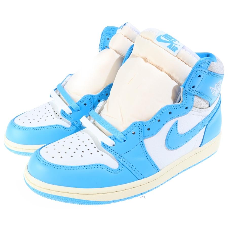 Nike ナイキ ジョーダン1レトロ HIGH OG 16cm ホワイト ブルー NIKE（ナイキ） AIR JORDAN 1 RETRO HIGH OG UNC REIMAGINED DZ5485