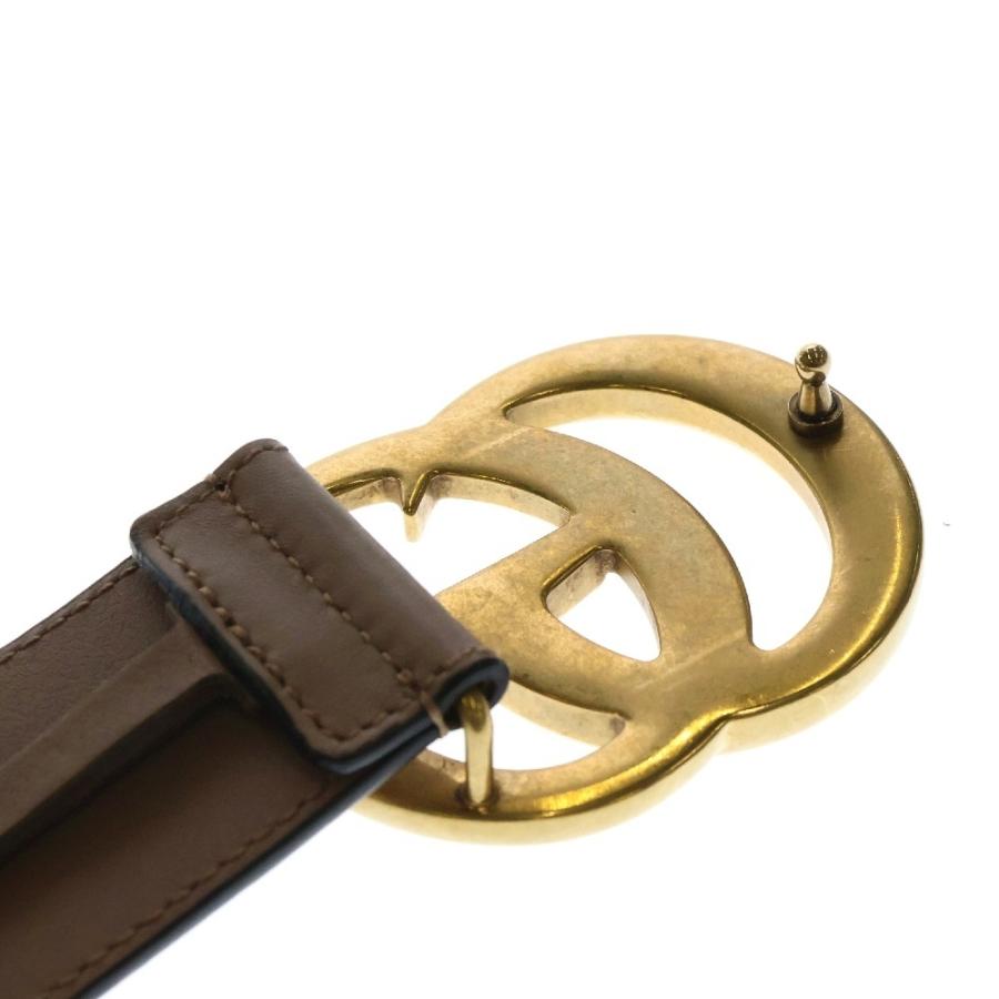 GUCCI（グッチ） GGスプリーム ベルト ピンクベージュ ゴールド金具