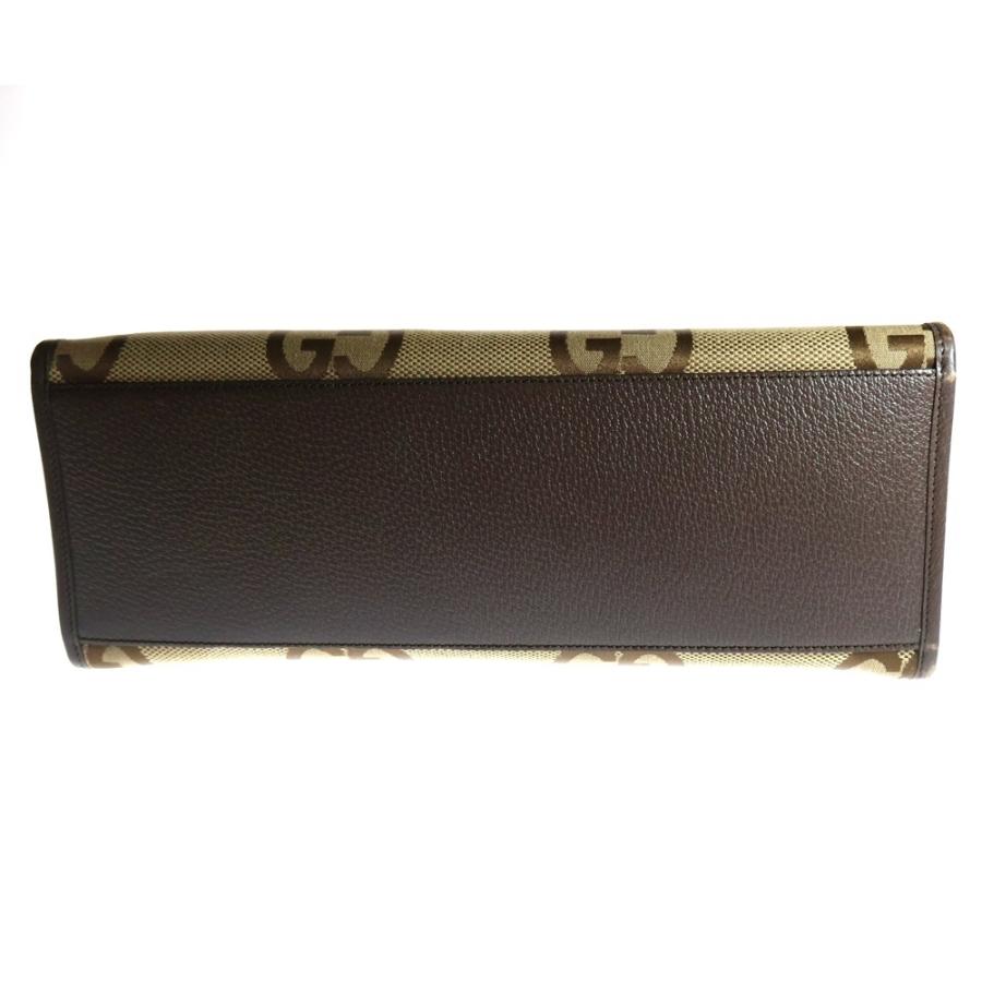 GUCCI（グッチ） ジャンボGG トートバッグ ハンドバッグ ブラウン