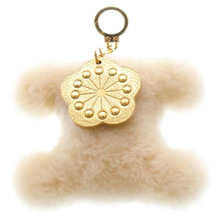 シ*︎様 【新品未使用】セリーヌ　トリオンフ 梅モチーフ付き ポンポンチャーム CELINE（セリーヌ） トリオンフ チャーム 梅モチーフ付き ポンポン