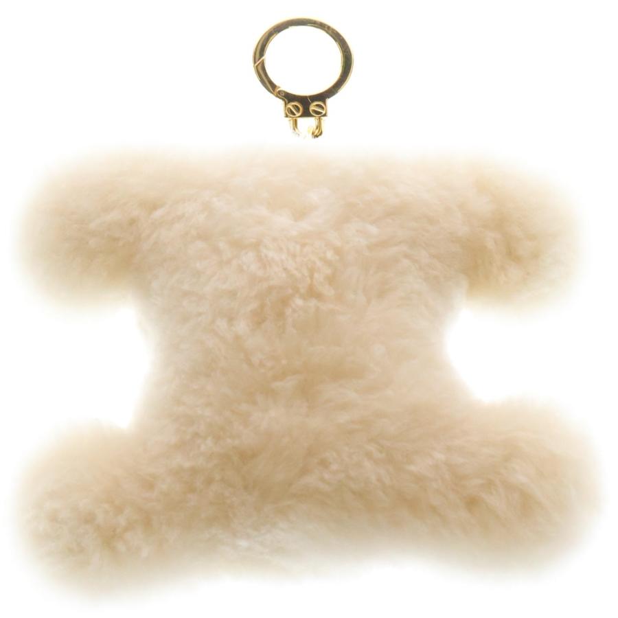 セリーヌ　ボンボンチャーム CELINE セリーヌ シアリング トリオンフ ポンポン キーリング (CELINE