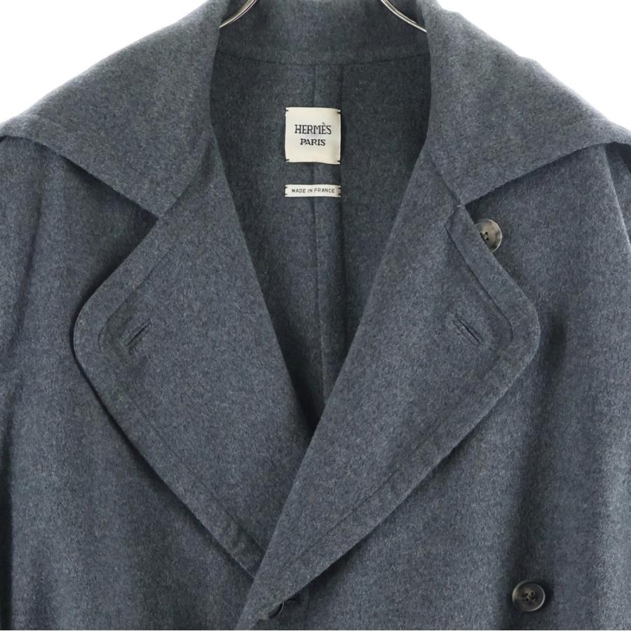 HERMES（エルメス） カシミヤロングコート グレー : BRING Yahoo