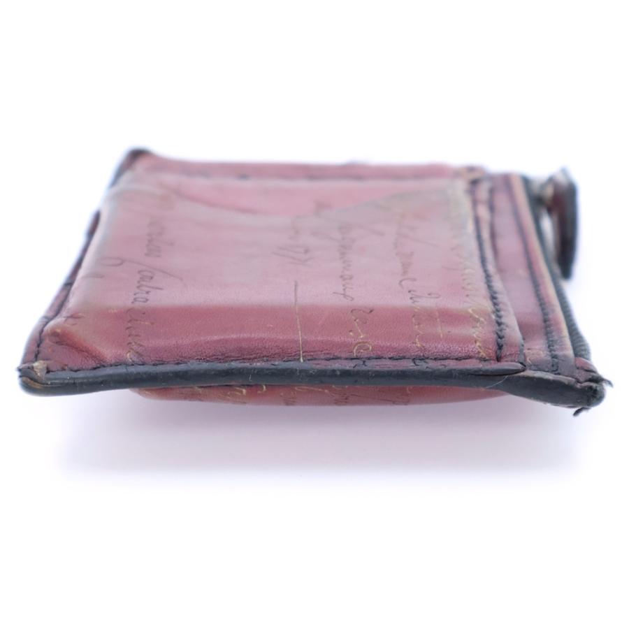 美品● ベルルッティ カードケース 名刺入れ カリグラフィー レッド レザー Berluti（ベルルッティ） カリグラフィ ラグメントケース カードケース