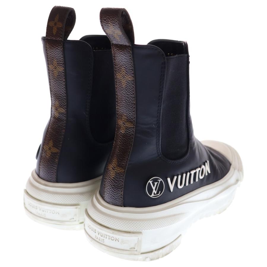 ルイヴィトン　スニーカー　レザー　ハイカット　スクァッドライン LOUIS VUITTON（ルイ・ヴィトン） LVスクァッドライン ラバーロゴ