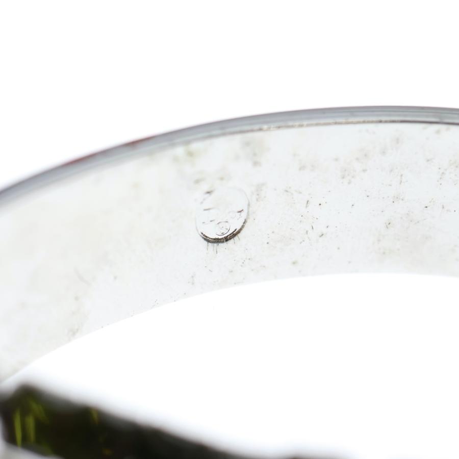 DIOR ディオール ロゴプレート ラインストーン ブレスレット レッド