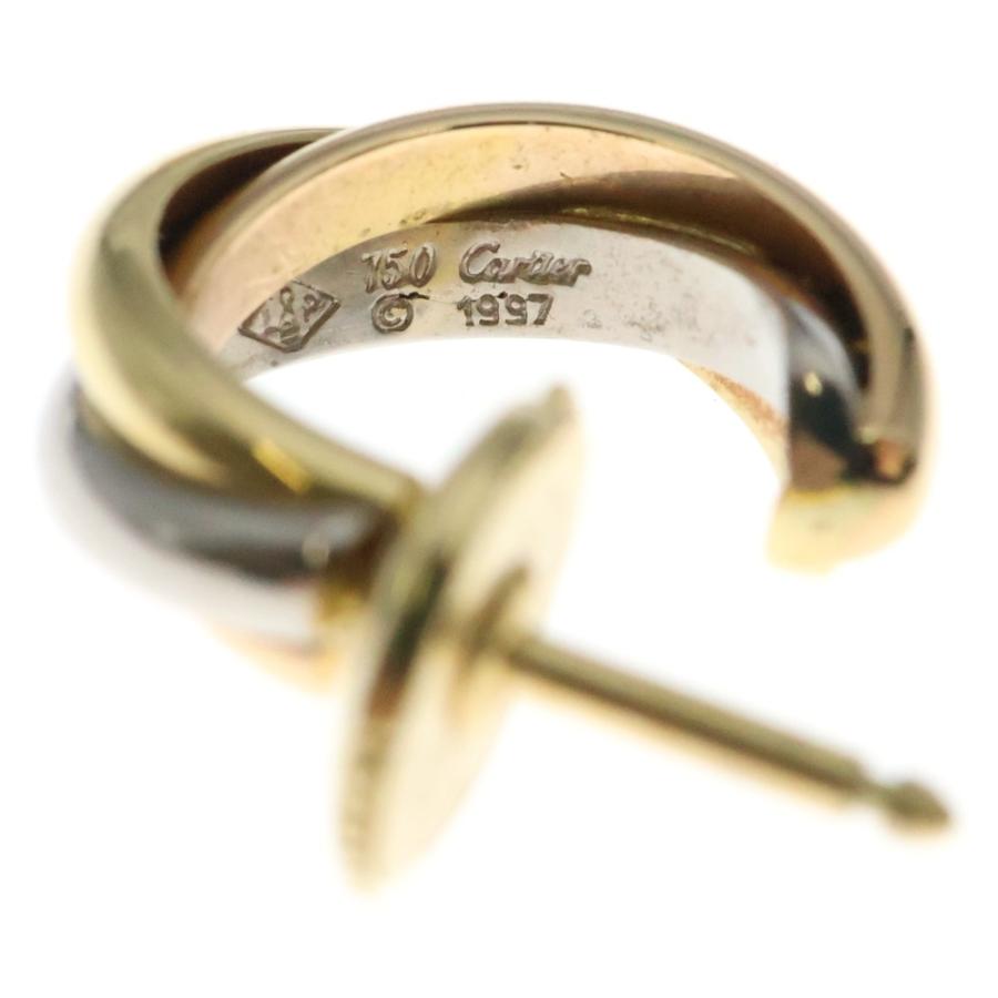 Cartier（カルティエ） トリニティ ピアス イエローゴールド ピンク