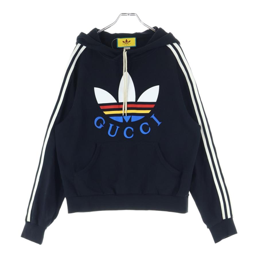 GUCCI（グッチ） ×adidas アディダス トレフォイル ロゴプリント プル