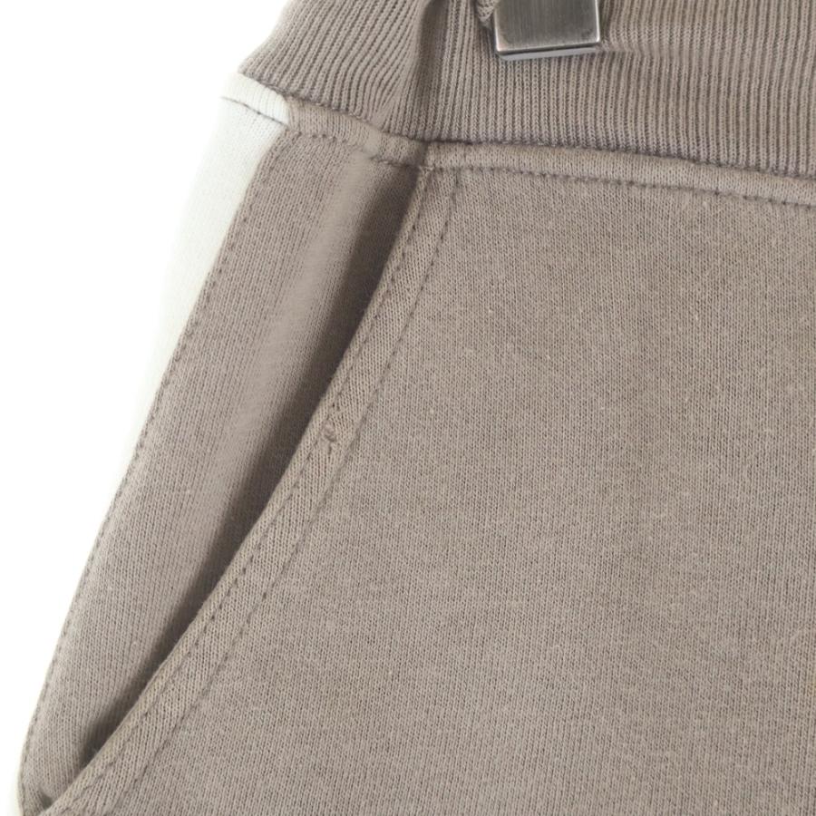 HERMES エルメス サイドライン スウェットショーツ ショートパンツ ベージュ_3