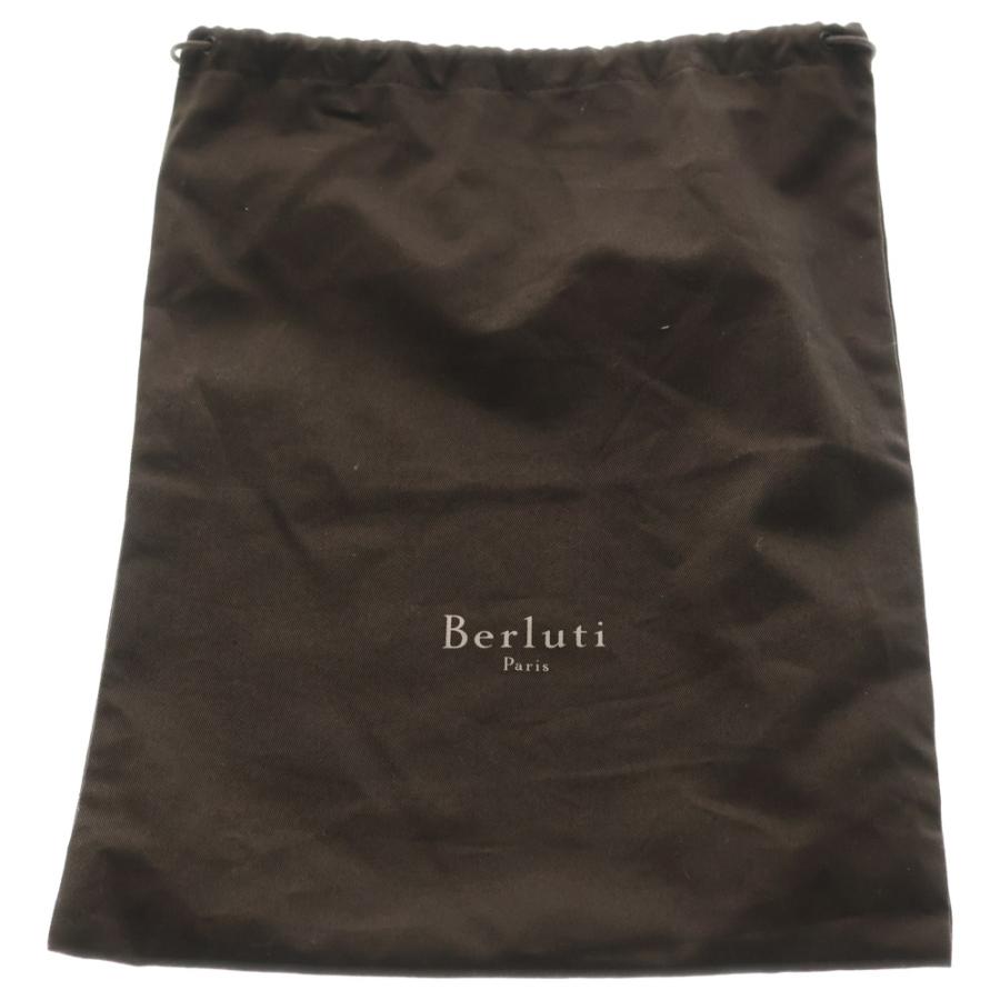 Berluti（ベルルッティ） カリグラフィ ソフトポーチ ケース ブラウン