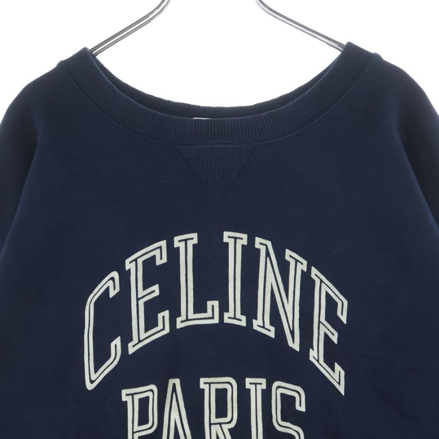 CELINE（セリーヌ） ルーズスウェットシャツ フロントロゴトレーナー 
