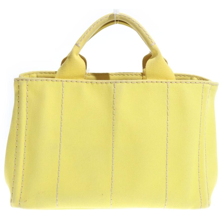 PRADA（プラダ） カナパ ハンドバッグ トートバッグ イエロー 