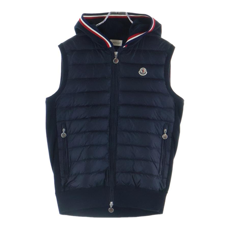 MONCLER（モンクレール） ワッペンロゴ ダウン切り替え ジップアップ 