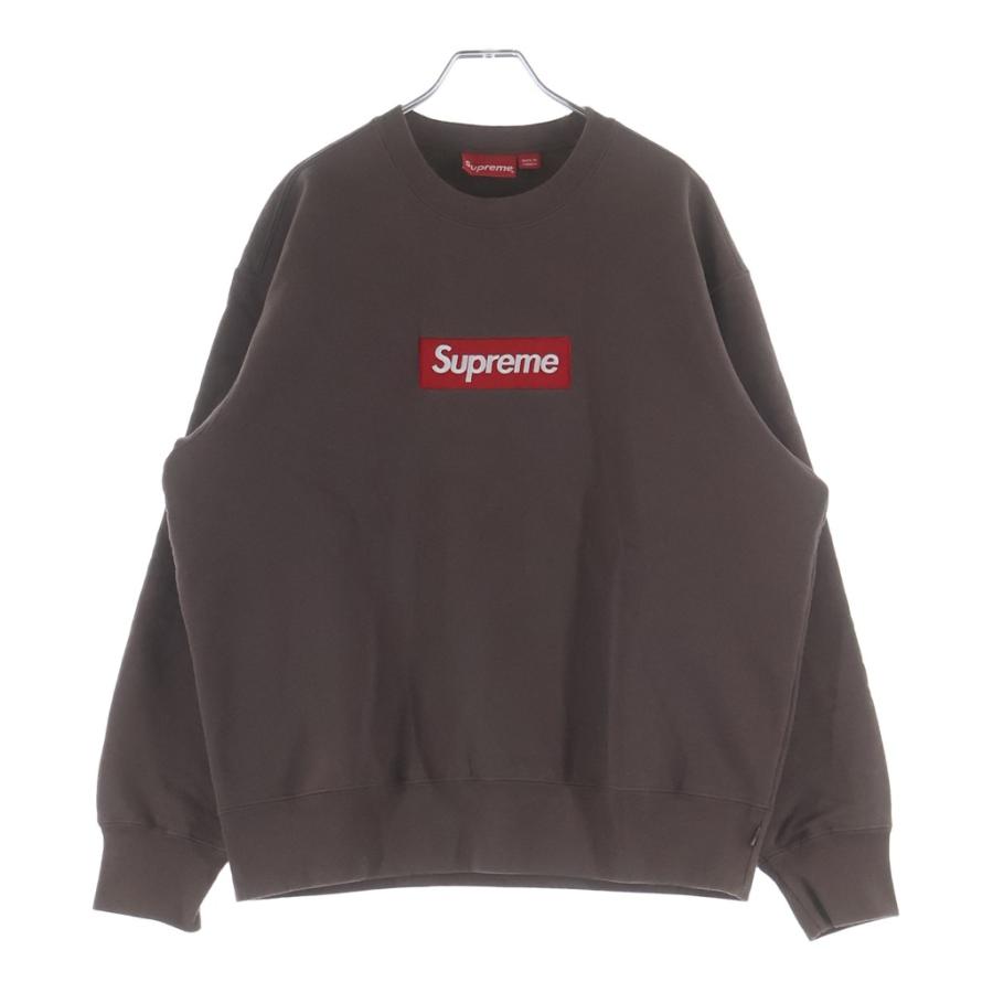 Supreme（シュプリーム） ボックスロゴ クルーネック 刺繍スウェット 