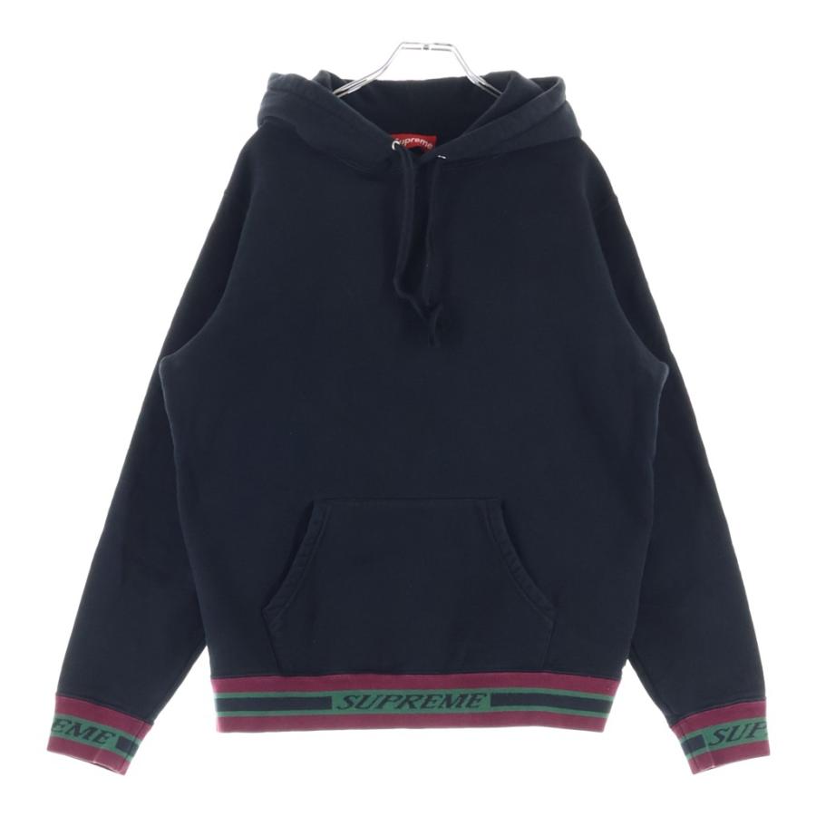 Supreme（シュプリーム） ストライプリブフーディットパーカー