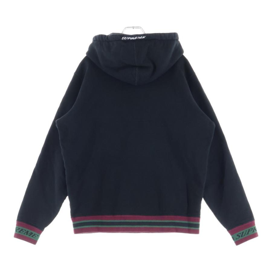 Supreme（シュプリーム） ストライプリブフーディットパーカー