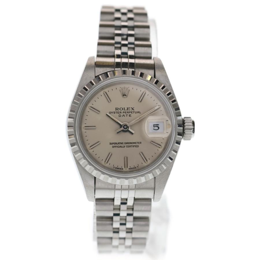 ロレックス ROLEX オイスターパーペチュアル デイト 69240 自動巻き 腕時計 (K983) ROLEX（ロレックス） 69240 オイスターパーペチュアル デイト シルバー