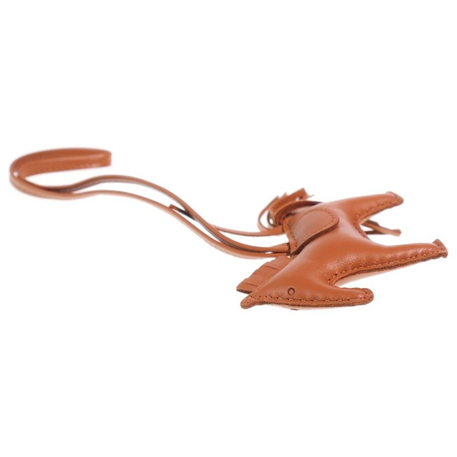 HERMES（エルメス） ロデオPM バッグチャーム ブラウン ゴールド
