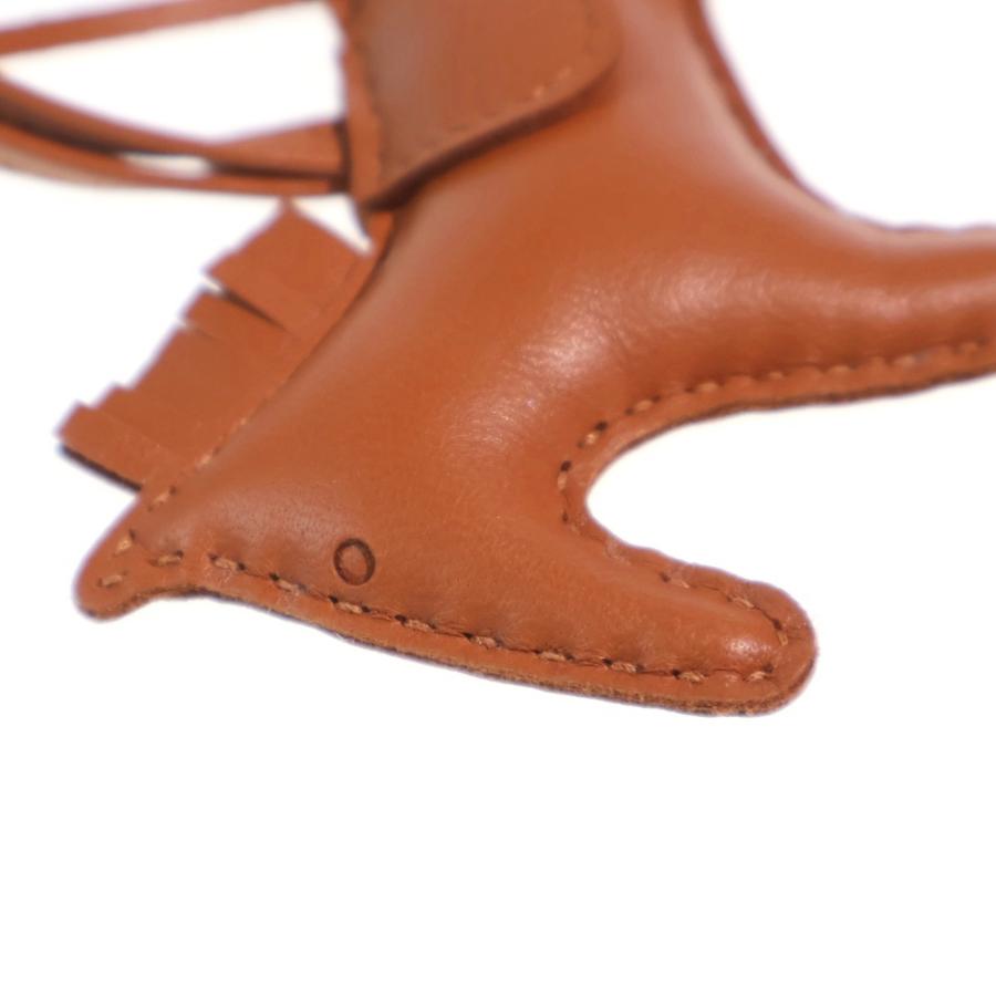HERMES（エルメス） ロデオPM バッグチャーム ブラウン ゴールド