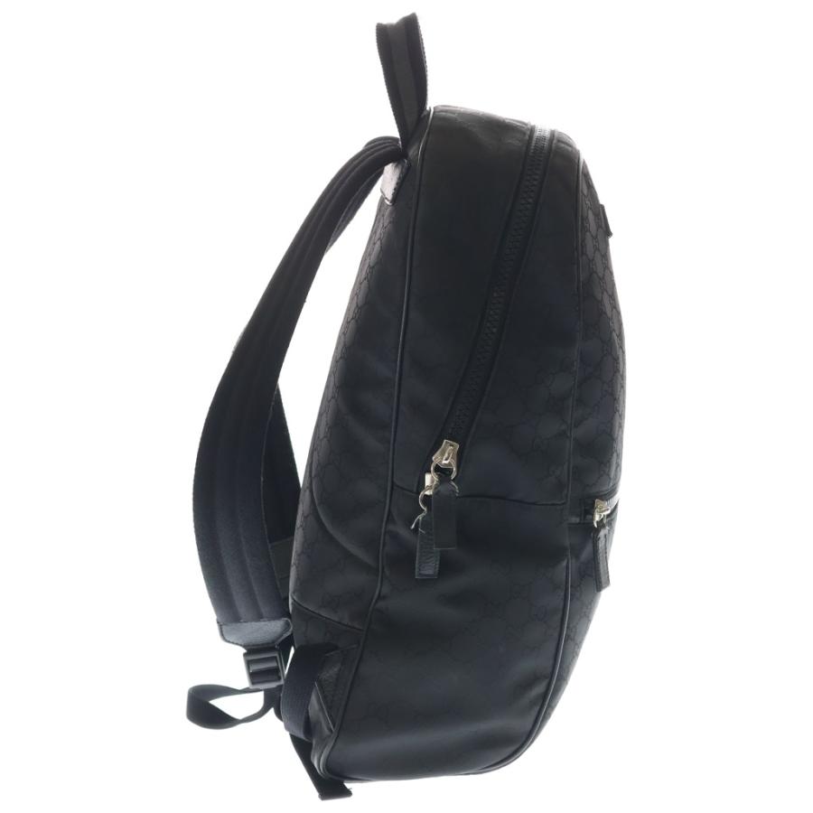 【GUCCI】GGナイロン バックパック リュック GUCCI（グッチ） GGナイロン バックパック リュックサック ブラック