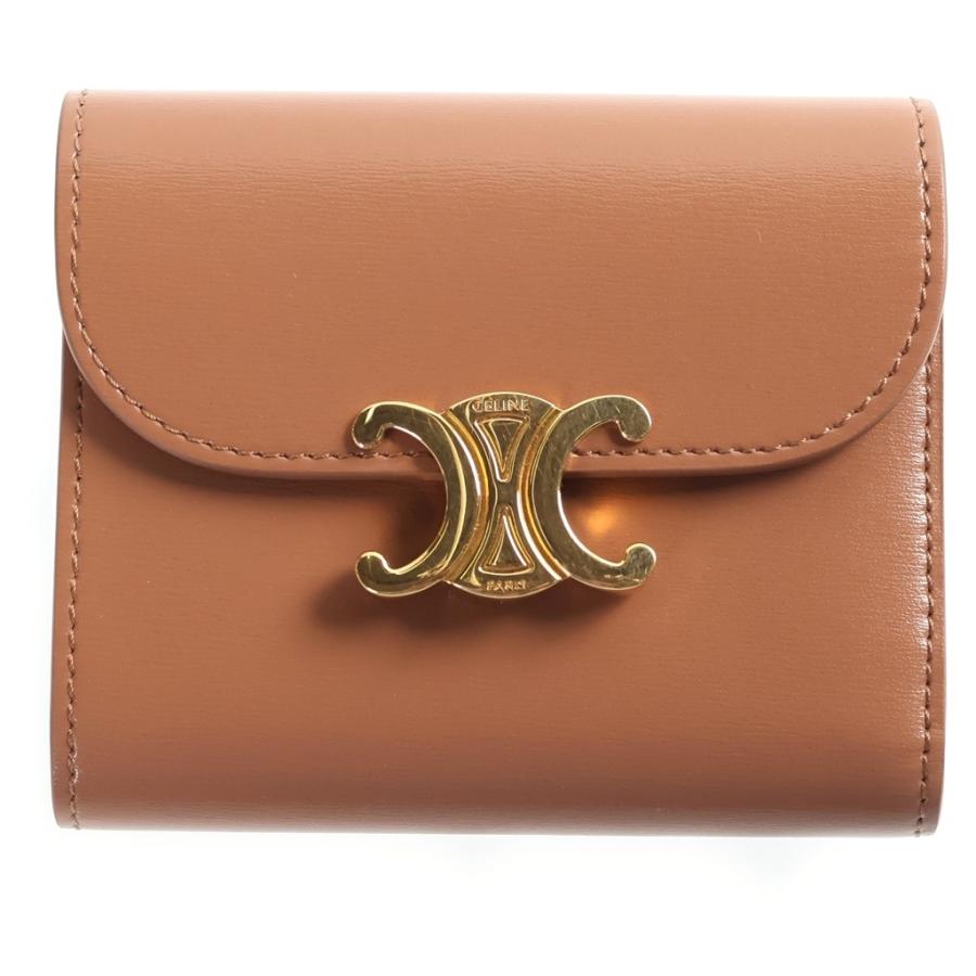 CELINE セリーヌ トリオンフ スモール フラップウォレット 財布 三つ折り CELINE（セリーヌ） スモールフラップウォレットトリオンフ 三つ折り