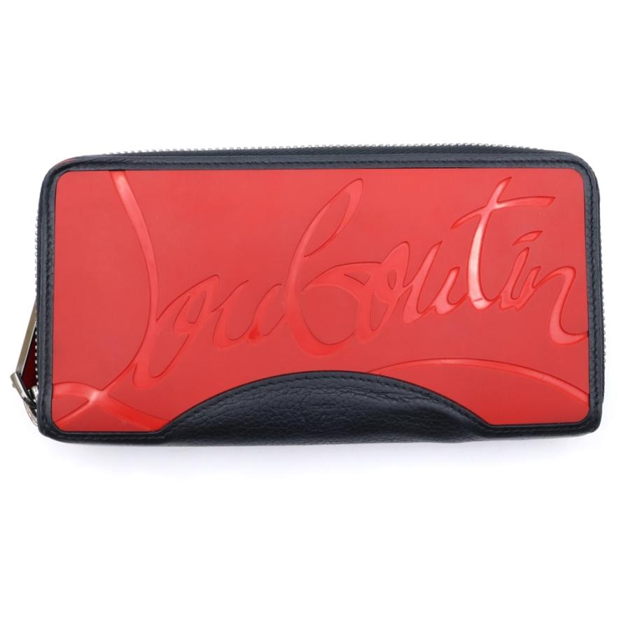 ✨極美品✨ ルブタン 長財布 パネトーネ ラウンドジップ　ブラック　レザー Christian Louboutin（クリスチャンルブタン） パネトーネ ラウンド