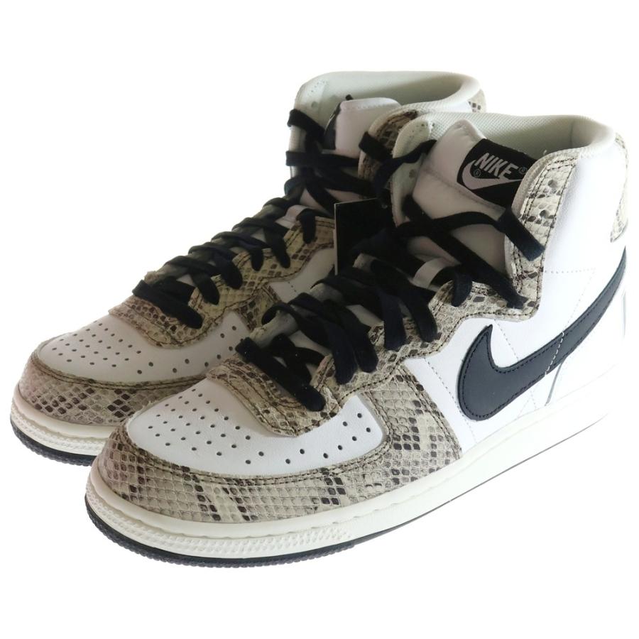 NIKE（ナイキ） TERMINATOR HIGH COCOA SNAKE ターミネーター ココアスネーク 白蛇 ハイカットスニーカー ...