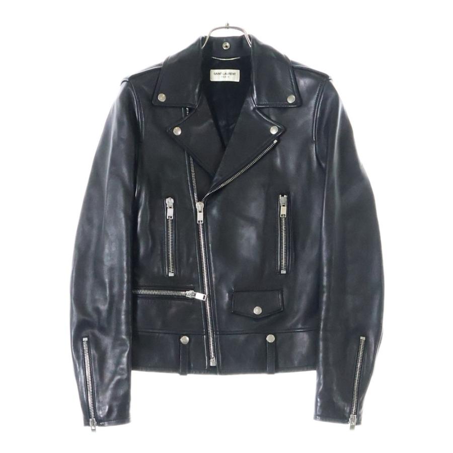 サンローランパリ クラシックモーターサイクル ライダースジャケット