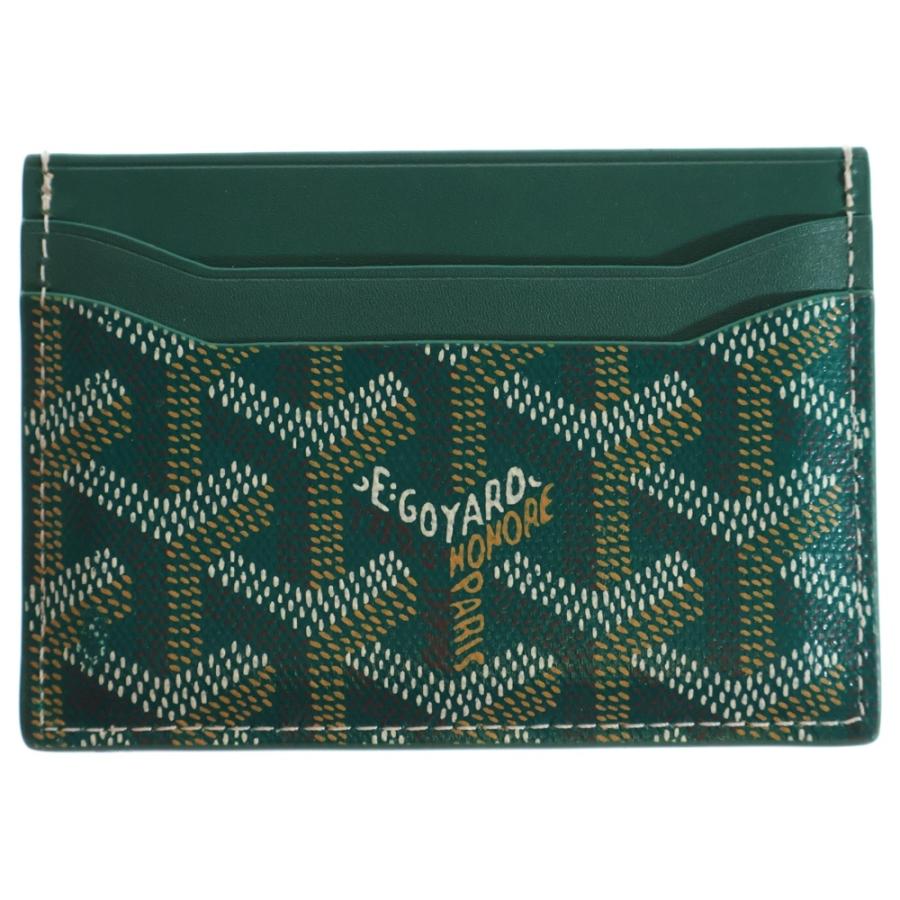 GOYARD ゴヤール カードケース グリーン 付属品完備 GOYARD ゴヤール カードケース グリーン 付属品完備