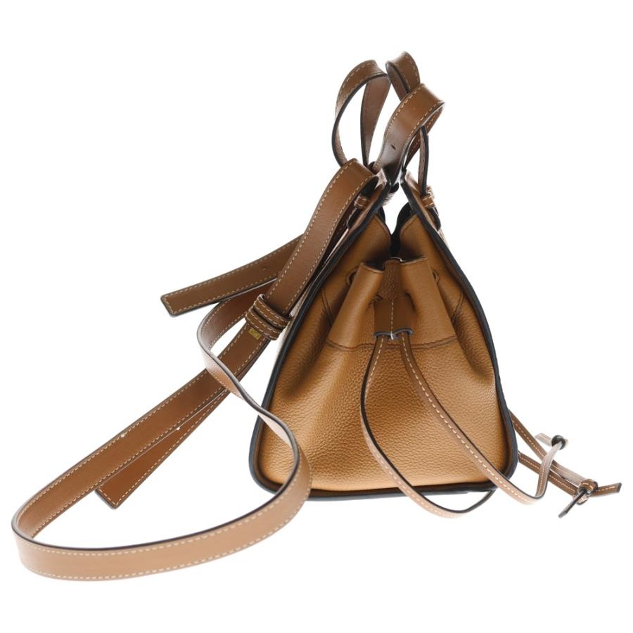 LOEWE ロエベ ハンモック ドローストリング ミニ バッグ ブラウン LOEWE（ロエベ） ハンモック ドローストリングバッグ ミニ ブラウン