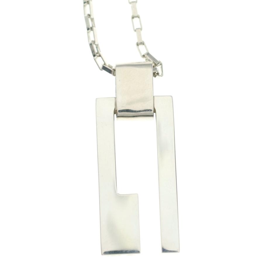 GUCCI（グッチ） Gプレート ネックレス ペンダント SV925 シルバー 箱